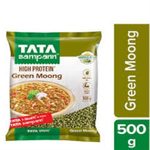 Tata Sampann - Green Moong Whole (500 g)